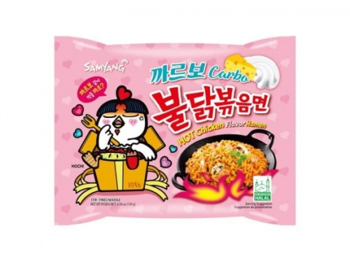 CARBO HOT CHICKEN FLV. R. 130G SAMYANG